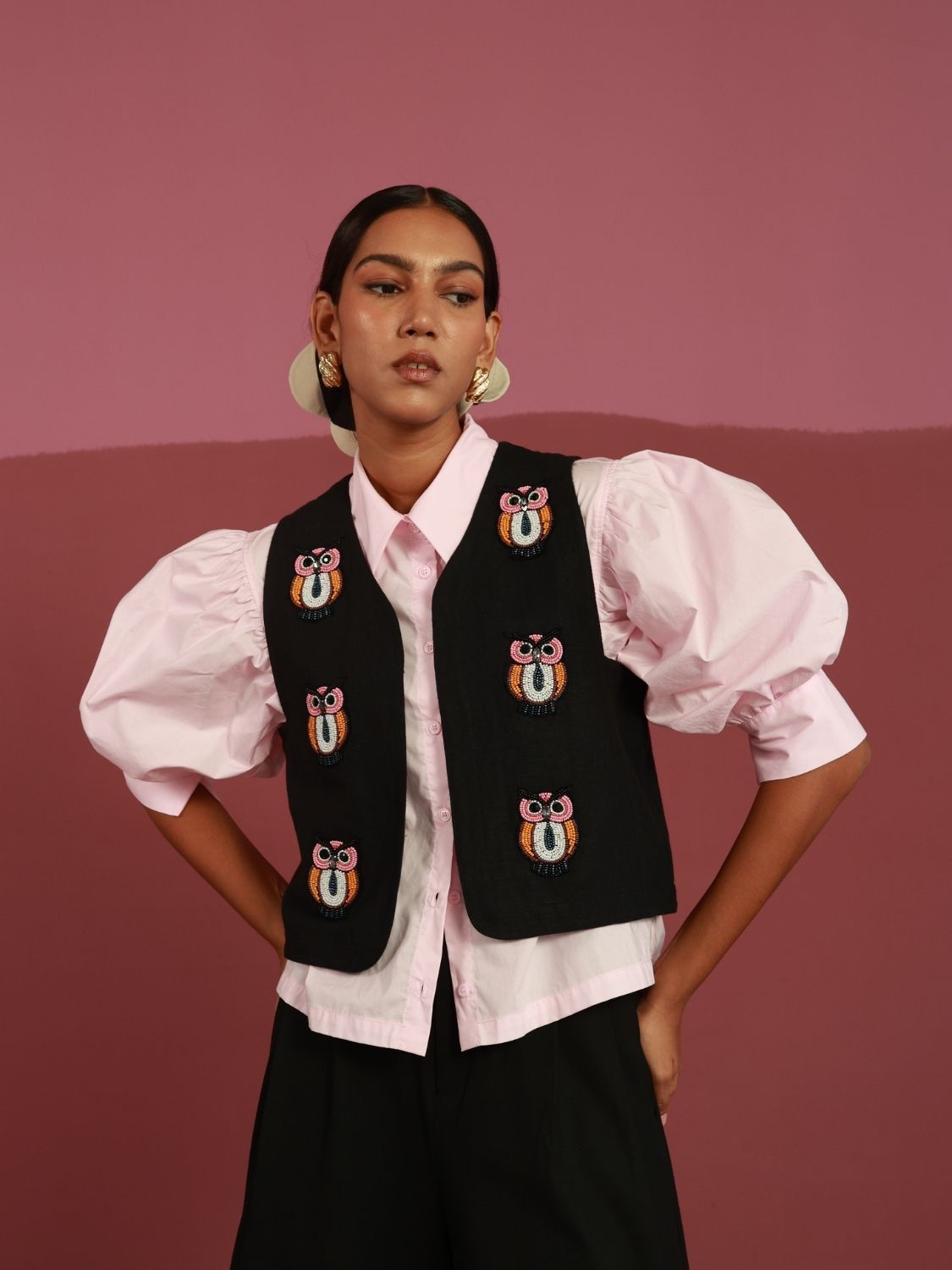 The Hooters Gilet (Black) – Winglore Studio