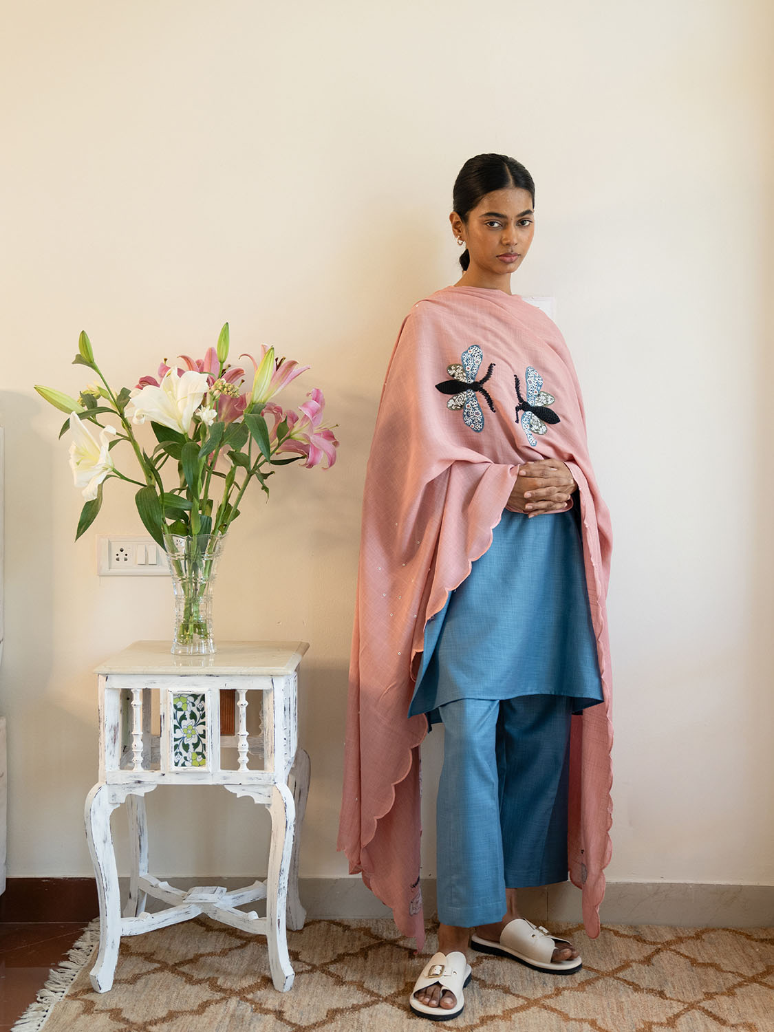 Dragonfly Serenade Dupatta