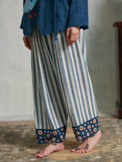 Blue Stripes Farsi Salwar