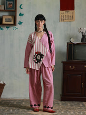 Pink Checks Farsi Salwar