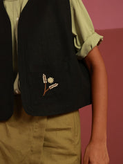 Bold Black Gilet