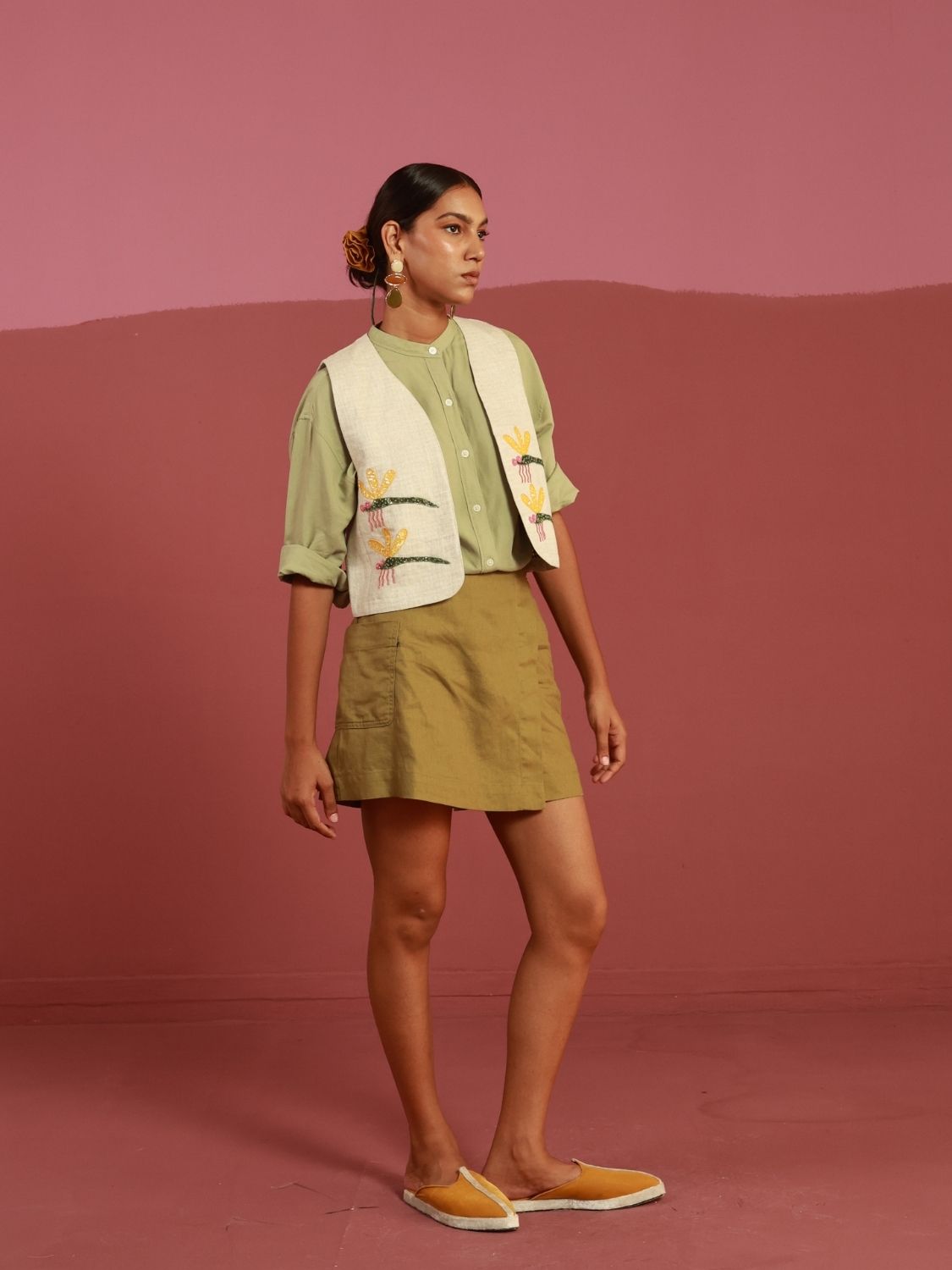 Wingin' it Gilet (Beige)