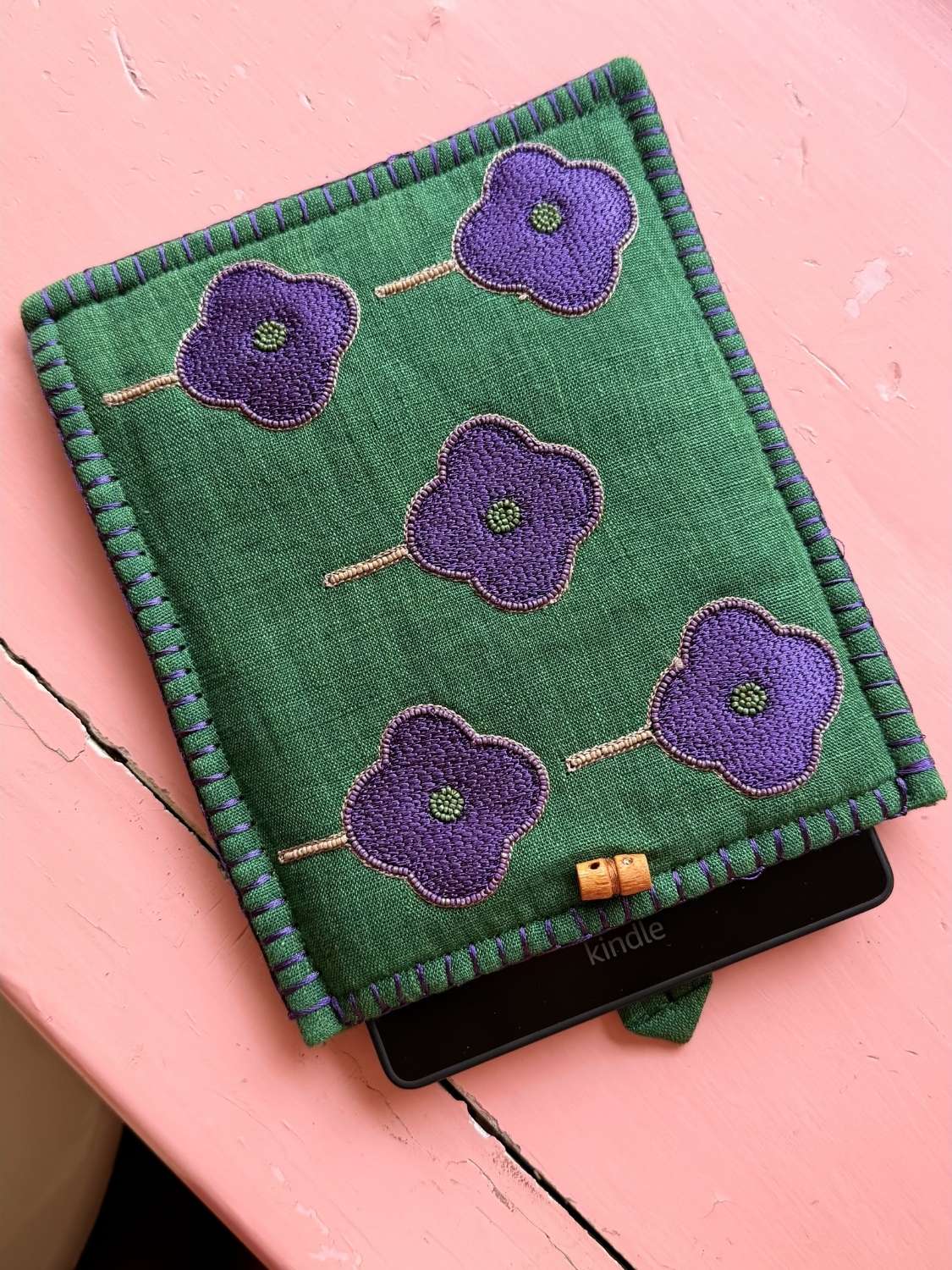 Leafing Through Chapters Kindle Sleeve