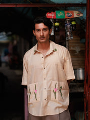 Tulips and Hearts Oversized Shirt