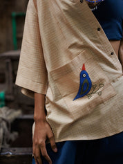 Two of a Feather Oversized Shirt