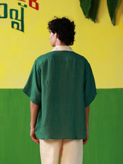 Framed in Summer (Green) Oversized Shirt