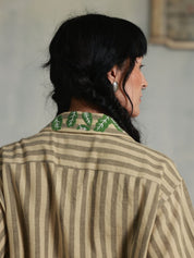 Sit, Stay, Stripe Oversized Shirt