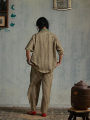 Sit, Stay, Stripe Oversized Shirt