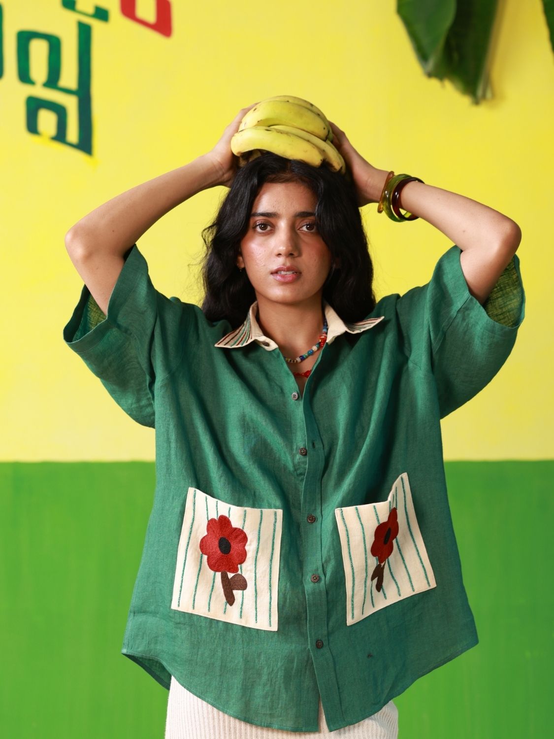 2 Blooms Too Cool Oversized Shirt