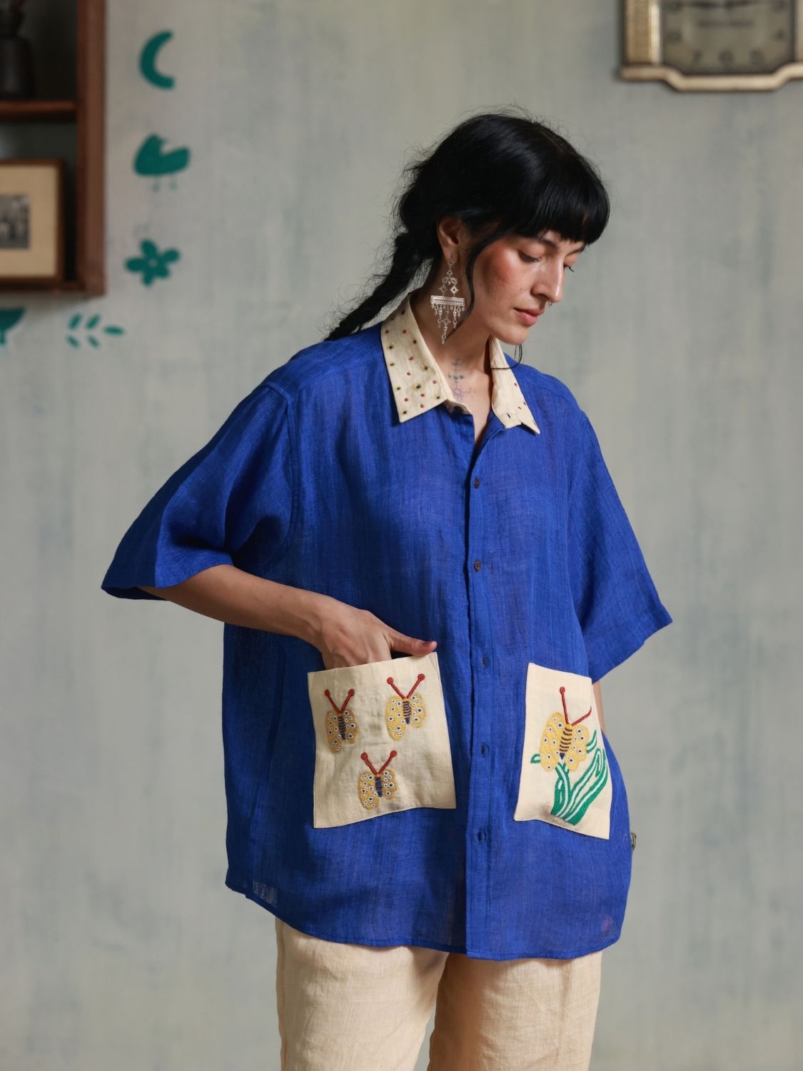 Electric Wings Oversized Shirt